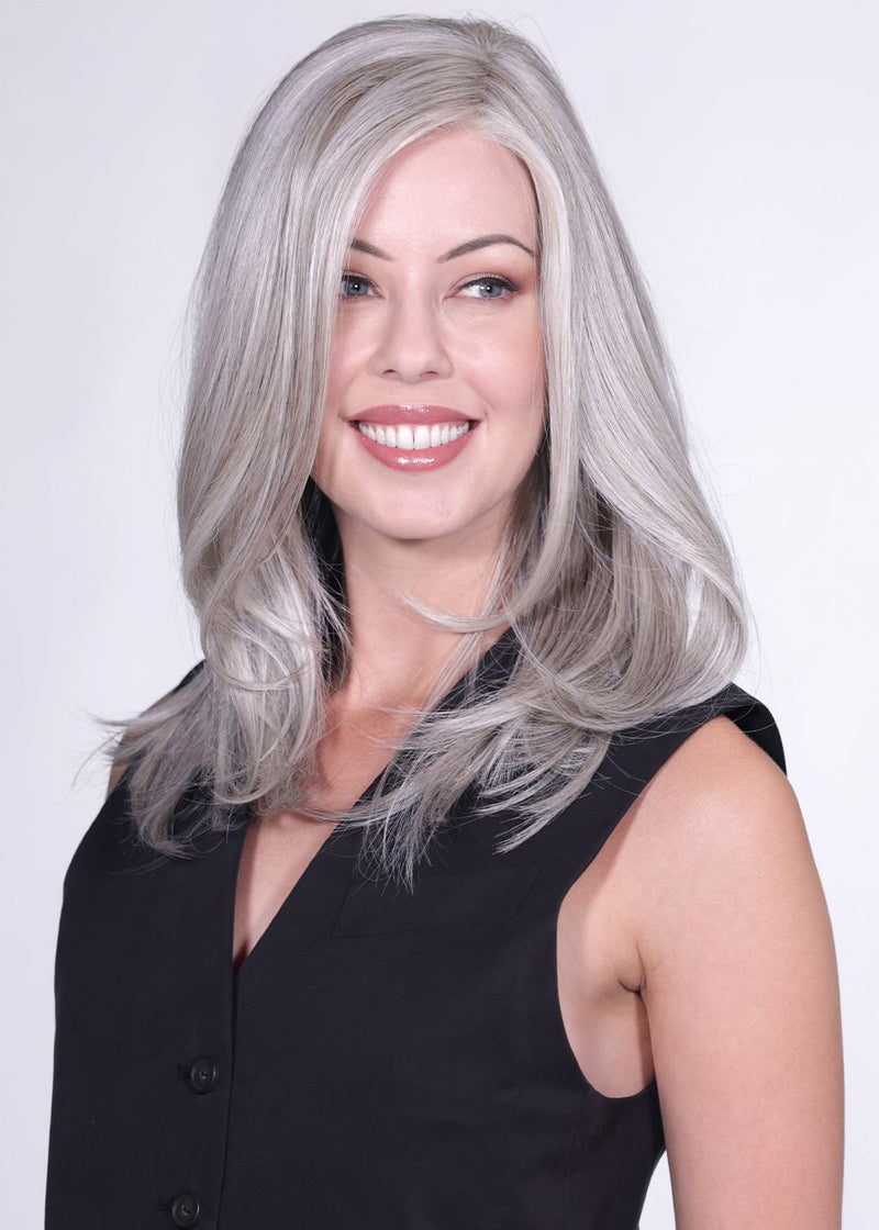 Fontaine | Heat Friendly Hand-Tied Synthetic Extended Lace Front Wig (Mono Top) by Belle Tress
