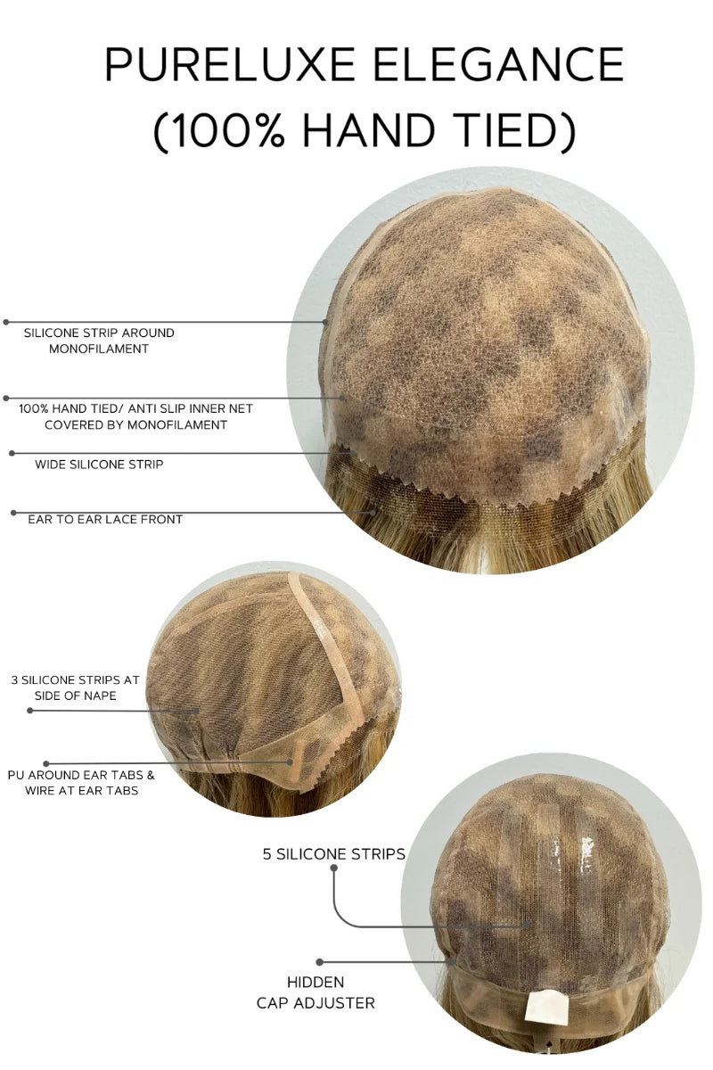 Darra | Remy Human Hair Extended Lace Front (Hand-Tied) Wig by Amore