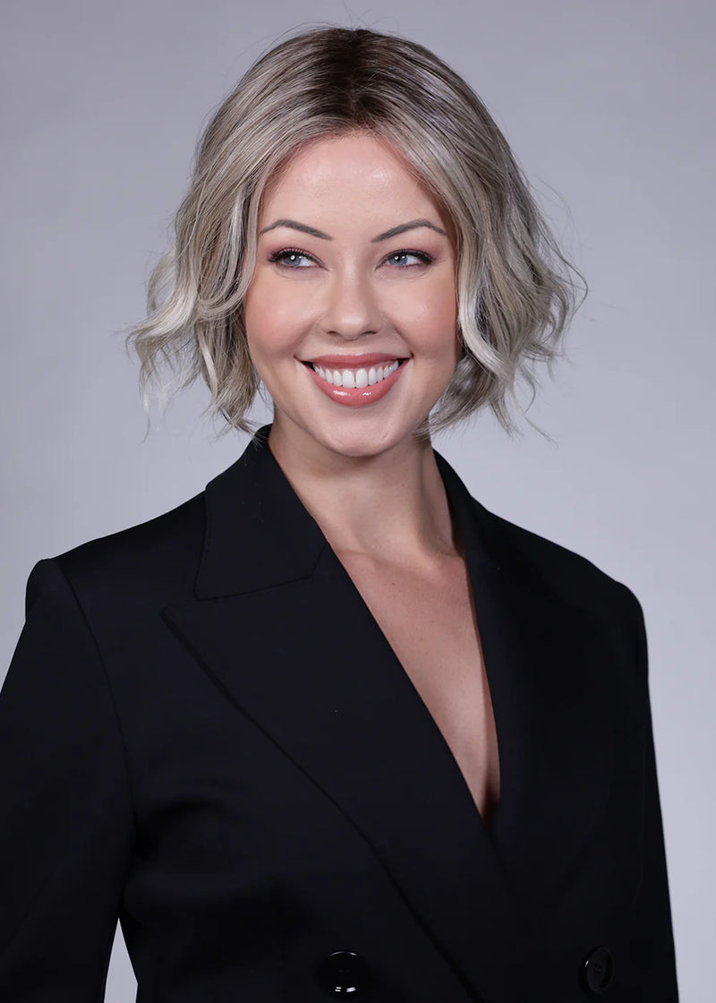 Austen | Heat Friendly Hand-Tied Synthetic Extended Lace Front Wig (Double Mono Top) by Belle Tress