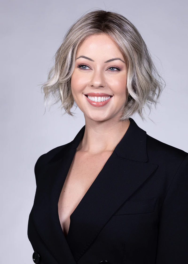 Austen | Heat Friendly Hand-Tied Synthetic Extended Lace Front Wig (Double Mono Top) by Belle Tress