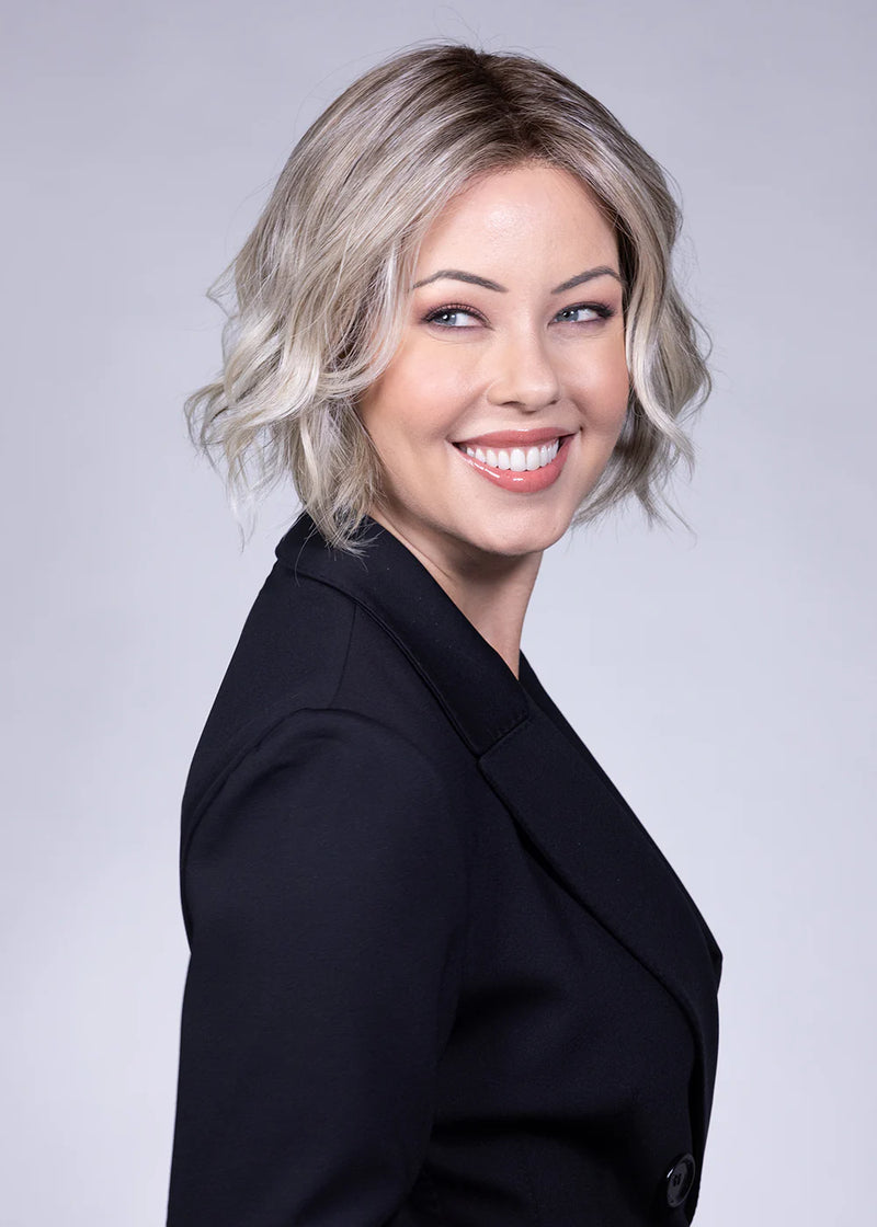 Austen | Heat Friendly Hand-Tied Synthetic Extended Lace Front Wig (Double Mono Top) by Belle Tress