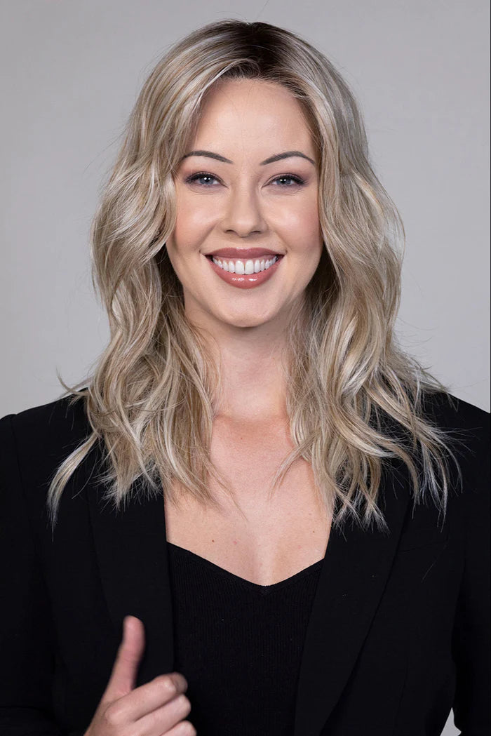 Campbell | Heat Friendly Hand-Tied Synthetic Extended Lace Front Wig (Mono Top) by Belle Tress