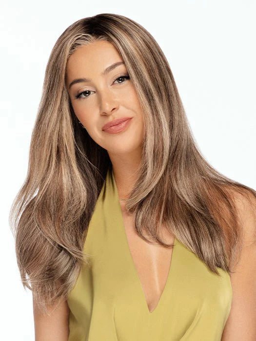 Dynamic | Human Hair Extended Lace Front (Mono Top) Hand-Tied Wig by TressAllure