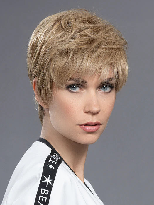 Encore | SALE 70% OFF | Human Hair/HF Synthetic Extended Lace Front (Mono Top) Wig by Ellen Wille | Champagne Rooted