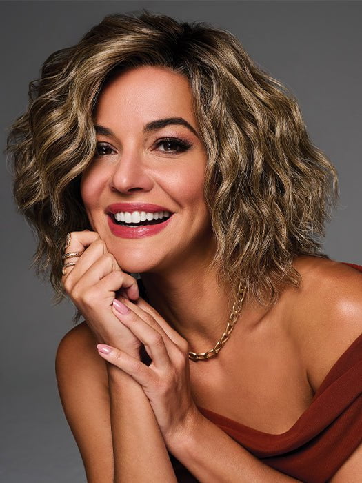 Beaming Beauty | Heat Friendly Synthetic Lace Front (Mono Part) Wig by Gabor