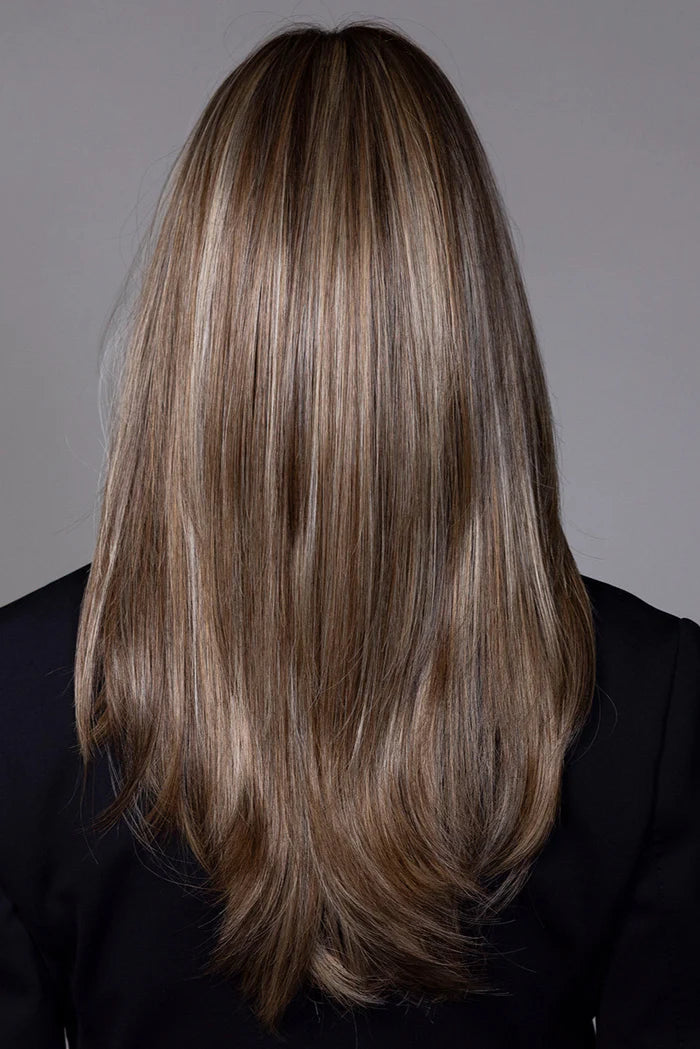 Gabrielle | Heat Friendly Hand-Tied Synthetic Extended Lace Front Wig (Mono Top) by Belle Tress