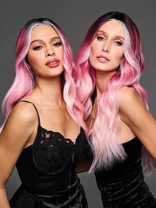 Bubblegum Babe | Extended Lace Front Heat Friendly Synthetic Wig (Mono Part) by Hairdo