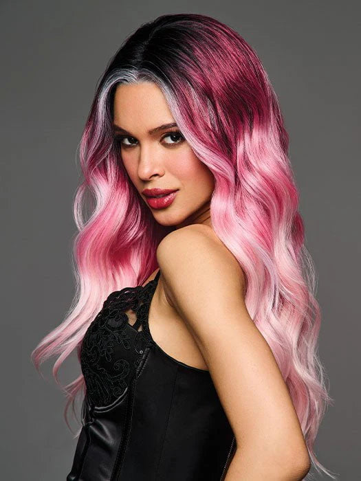 Bubblegum Babe | Extended Lace Front Heat Friendly Synthetic Wig (Mono Part) by Hairdo