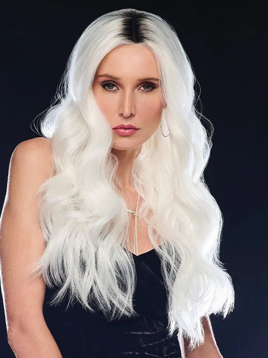 Ethereal Ice | Extended Lace Front Heat Friendly Synthetic Wig (Mono Part) by Hairdo