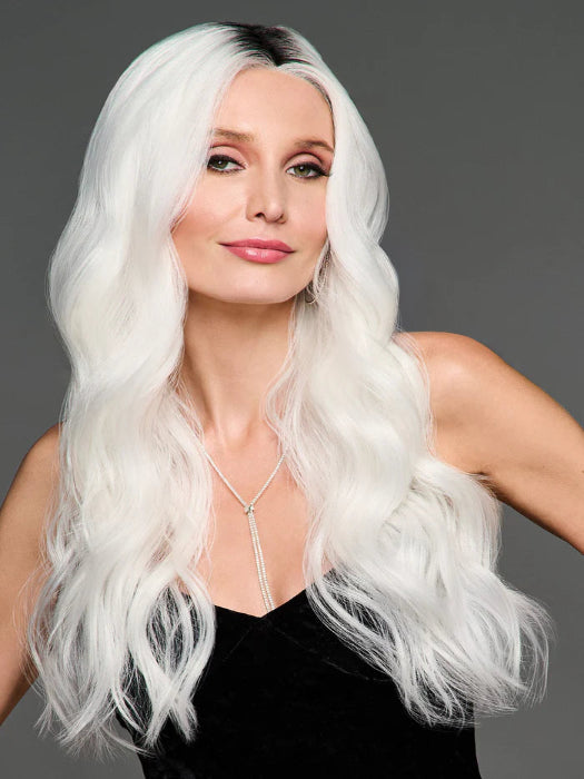 Ethereal Ice | Extended Lace Front Heat Friendly Synthetic Wig (Mono Part) by Hairdo