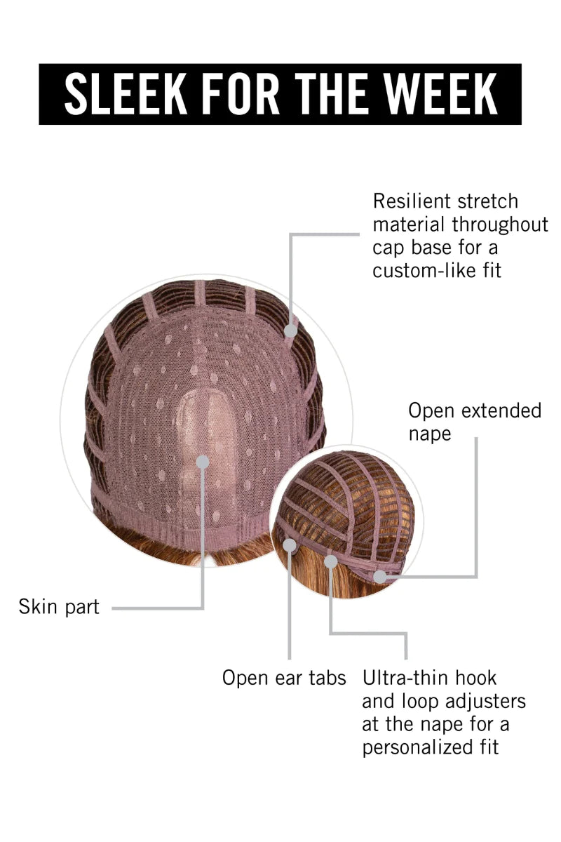 Sleek For The Week | Heat Friendly Synthetic (Skin Part) Wig by Hairdo