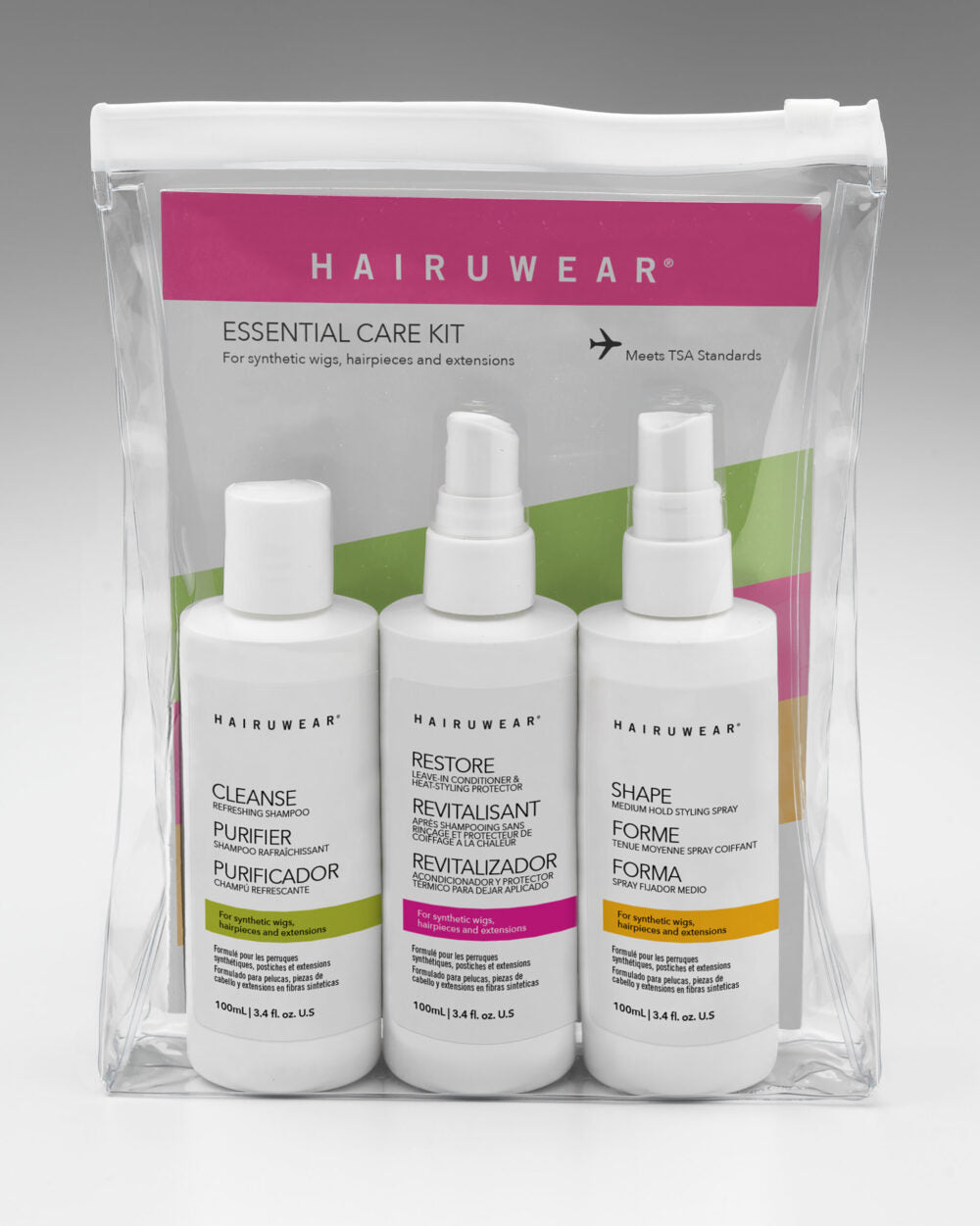 Essential Care Travel Kit by HairUWear