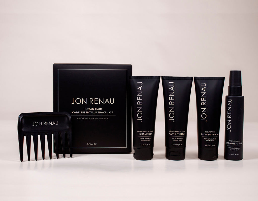 Human Hair Care System - 5 Piece TRAVEL Kit | by Jon Renau