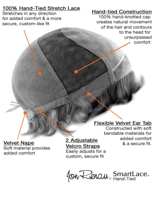 Anne | Heat Defiant Synthetic Lace Front (Hand-Tied) Wig by Jon Renau