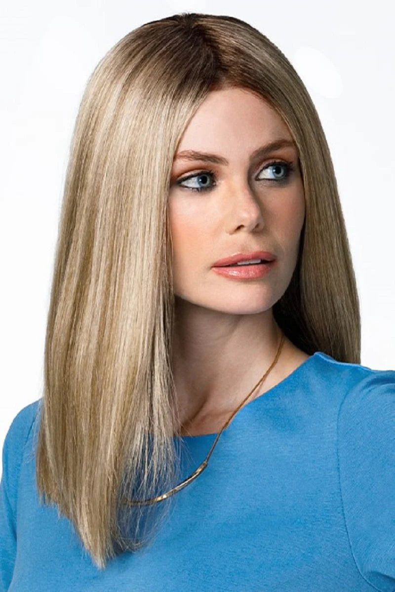 Selena | Synthetic Lace Front Wig (Mono Top) by Jon Renau | (2) LAGUNA BLONDE & SHADED SUN