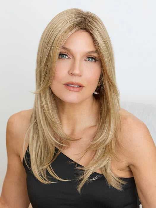 Long TP Mono Large | Synthetic Lace Front Top Piece by Amore