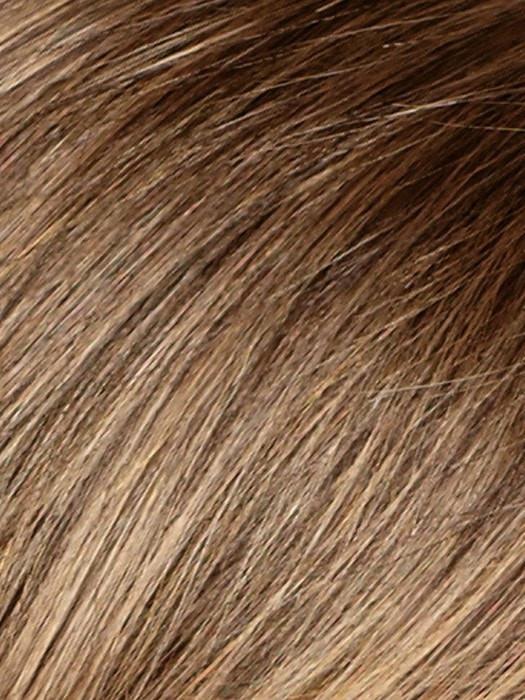 Long Mono Top Piece | Synthetic Hair Topper (Mono Top) by Amore
