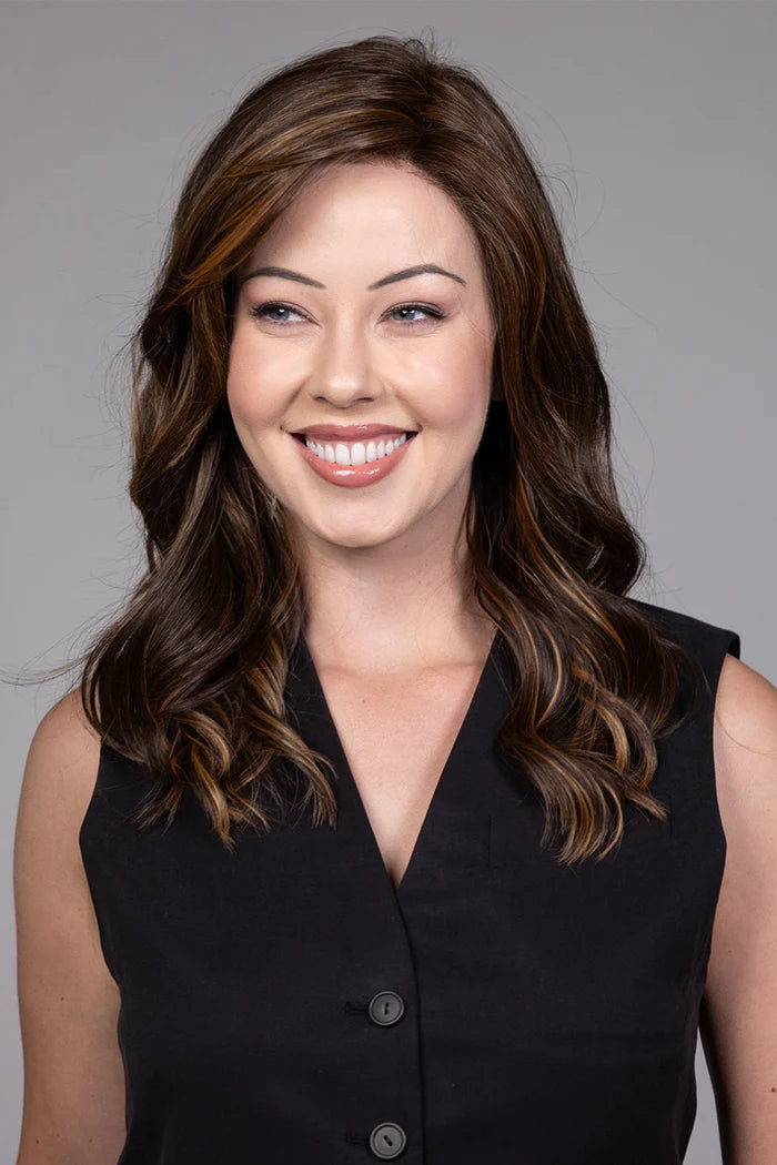 Santiago | Heat Friendly Synthetic Extended Lace Front Wig  (Mono Part) by Belle Tress