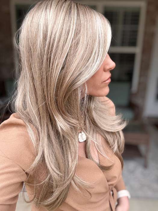Angelica PM (Partial Mono) |  Synthetic Lace Front (Mono Part) Wig by Noriko