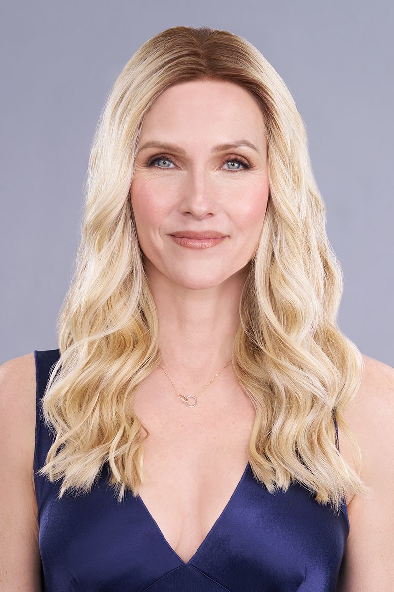 Top Trend Lace HD Wavy 18" | Heat Friendly Synthetic Lace Front (Double Mono) Topper by Jon Renau