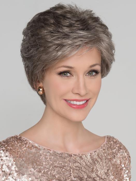 Alexis Deluxe | SALE 50% | Synthetic Extended Lace Front, Partially Hand-Tied (Mono Top) Wig by Ellen Wille | SMOKE MIX