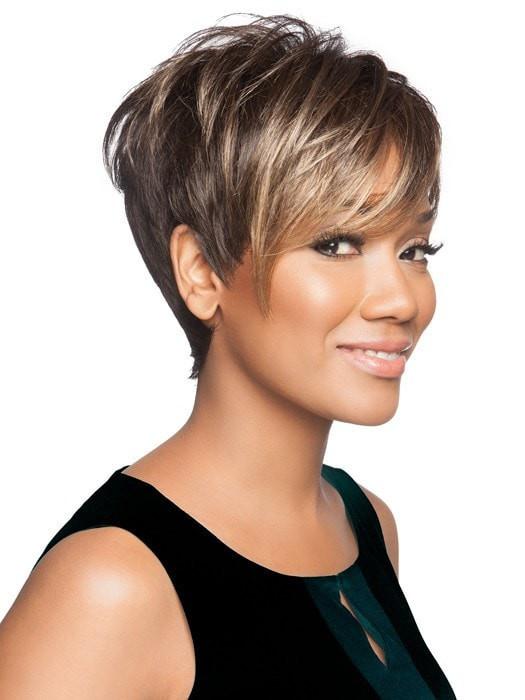 Disc | SALE 50% | Synthetic (Mono Part) Wig by Ellen Wille | COFFEE BROWN LIGHTED