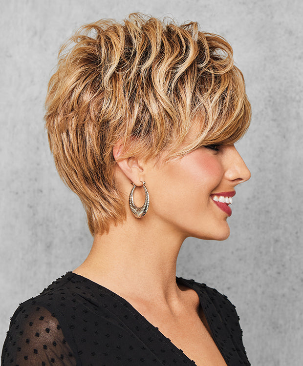 Full Fringe Pixie | Heat Friendly Synthetic by Hairdo (Basic Cap)