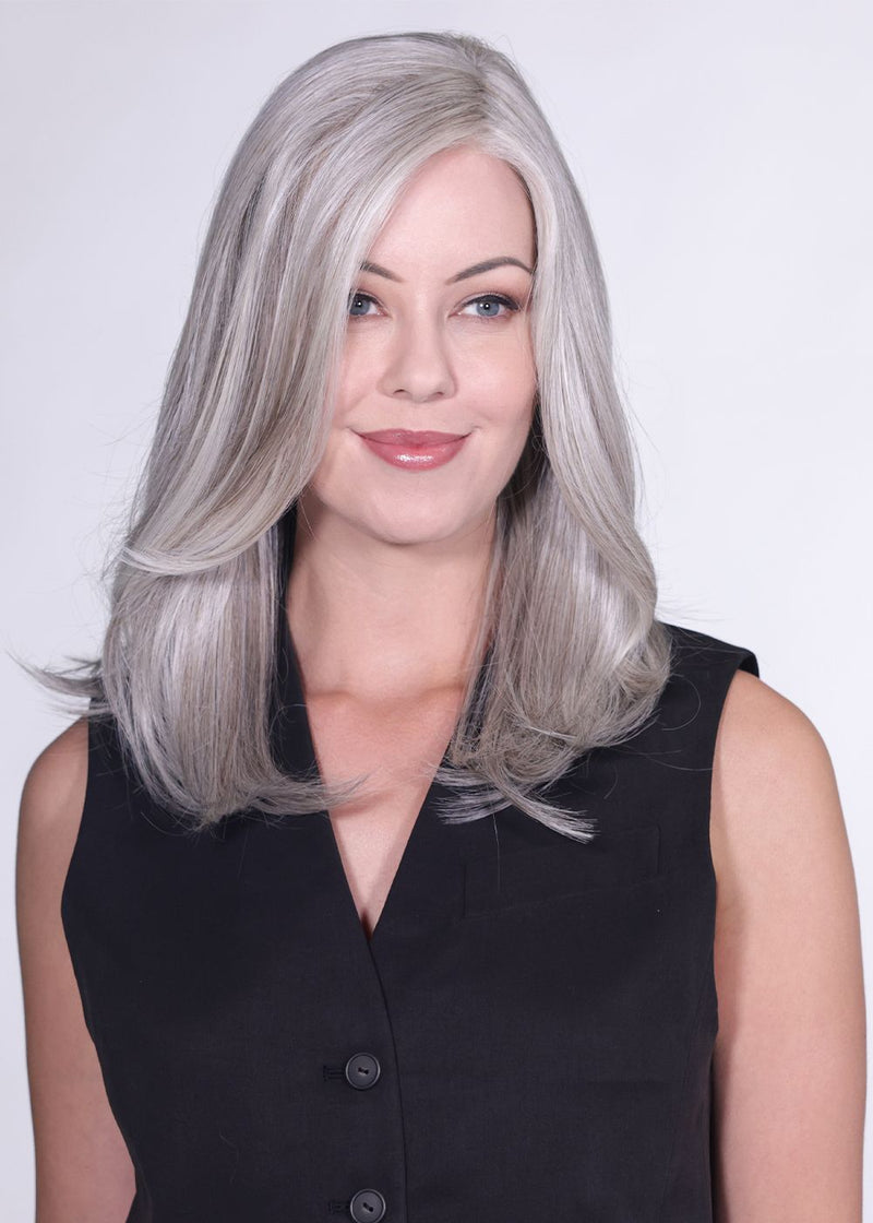 Fontaine | Heat Friendly Hand-Tied Synthetic Extended Lace Front Wig (Mono Top) by Belle Tress