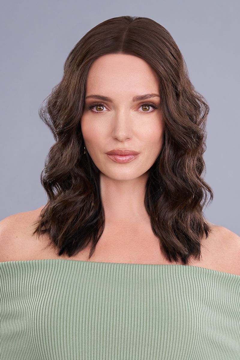 Top Trend Lace HD Wavy 14" | Heat Friendly Synthetic Lace Front (Double Mono) Topper by Jon Renau