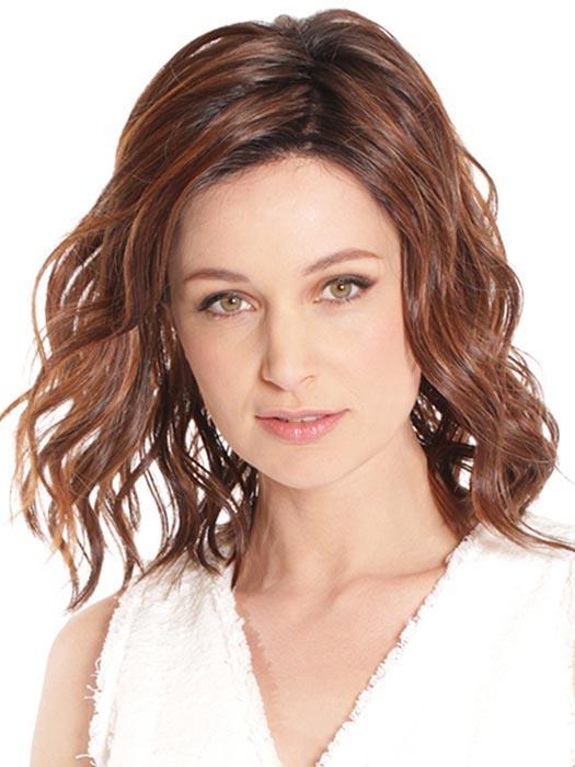 Amaretto E | Cafe Collection 2.0 | Heat Friendly Synthetic Extended Lace Front Wig by Belle Tress