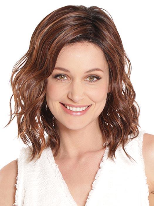 Amaretto E | Cafe Collection 2.0 | Heat Friendly Synthetic Extended Lace Front Wig by Belle Tress