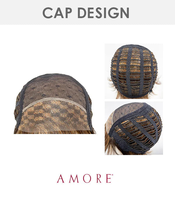 Arden | Synthetic Lace Front Mono Top Wig by Amore