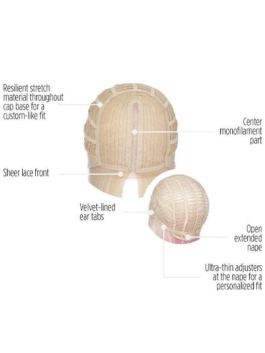 Blonde & Blooming | Heat Friendly Synthetic Lace Front (Mono Part) Wig by Hairdo