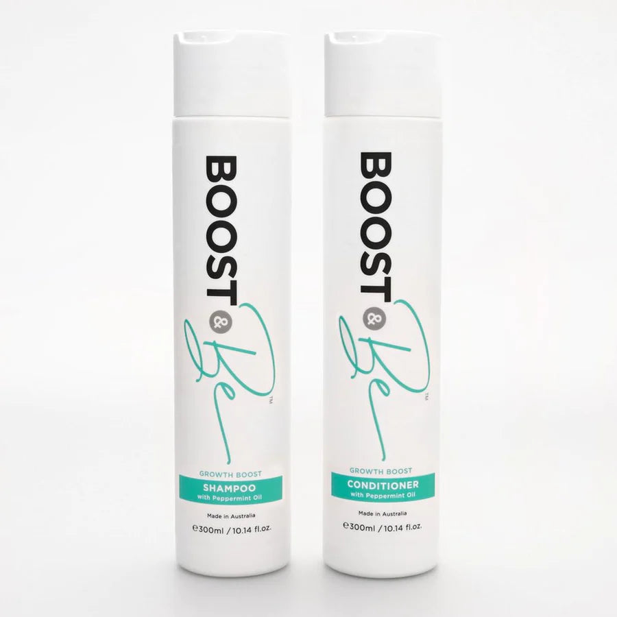 Boost & Be by BOOST N BLEND™ | Growth Boost Shampoo & Conditioner for human hair