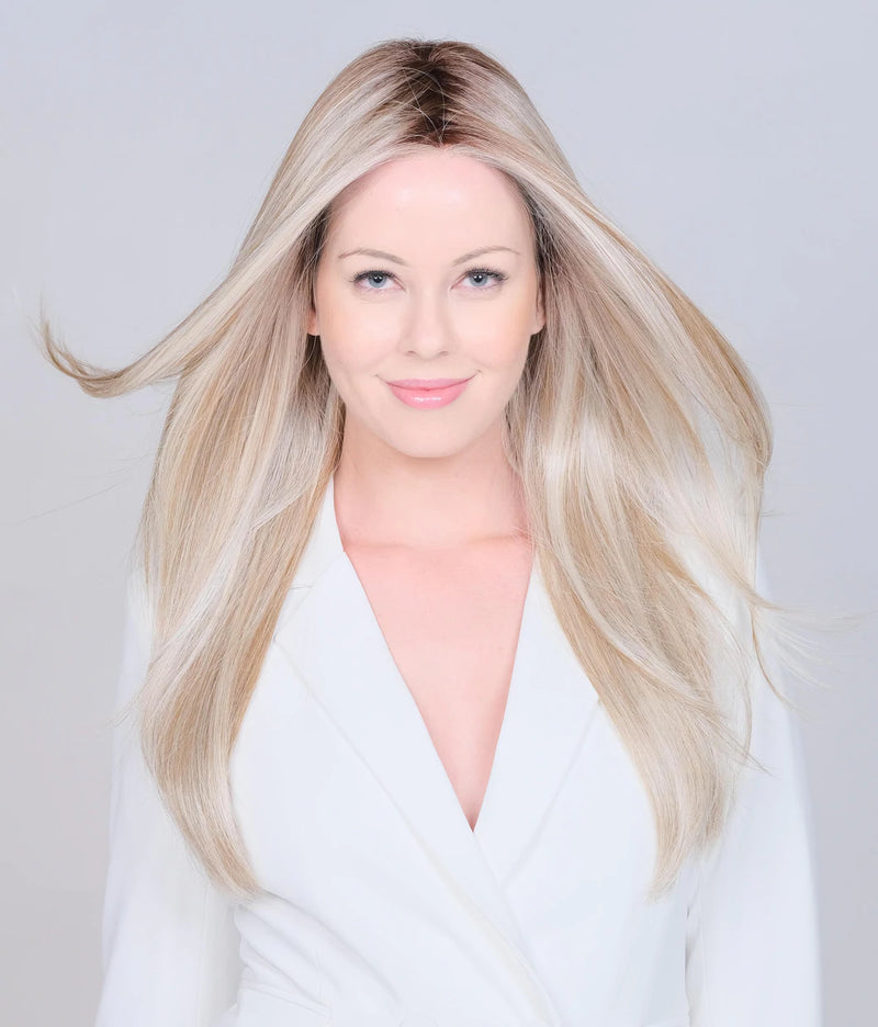 Dolce & Dolce 23 V Hand-Tied | Heat Friendly Hand-Tied Synthetic Lace Front Wig (Mono Top) by Belle Tress