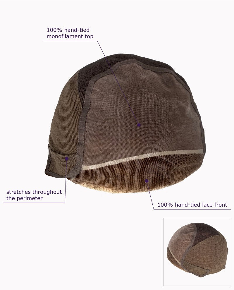 Celine | Remy Human Hair Lace Front, Hand-Tied (Mono Top) Wig by Estetica