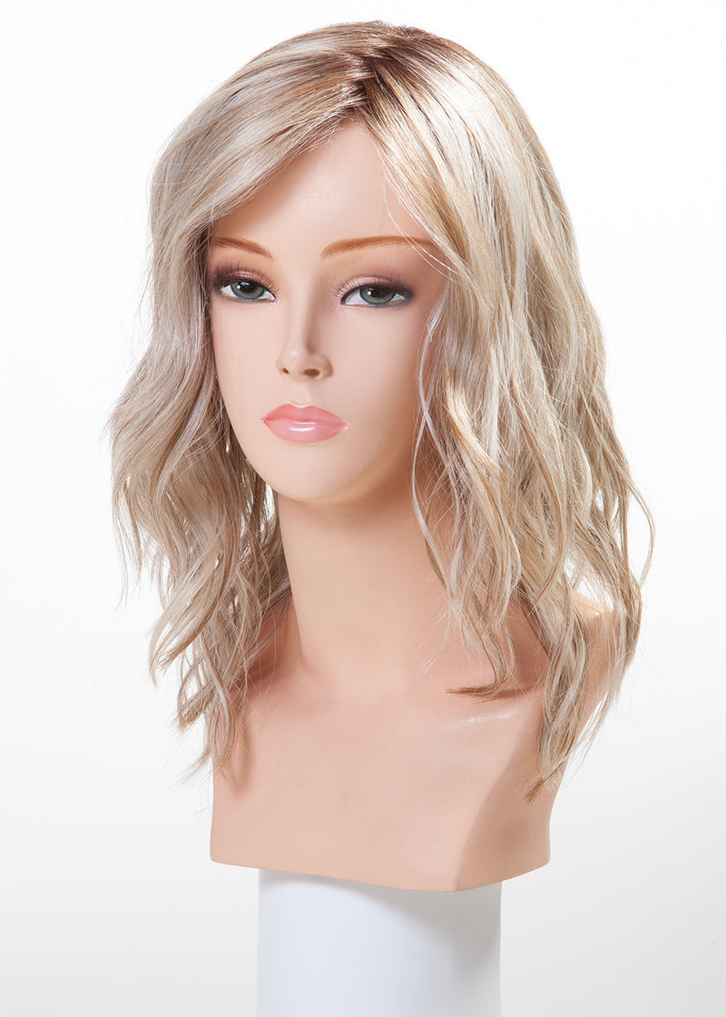 Dalgona 16 Hand-Tied V | Heat Friendly Hand-Tied Synthetic Lace Front Wig (Mono Top) by Belle Tress
