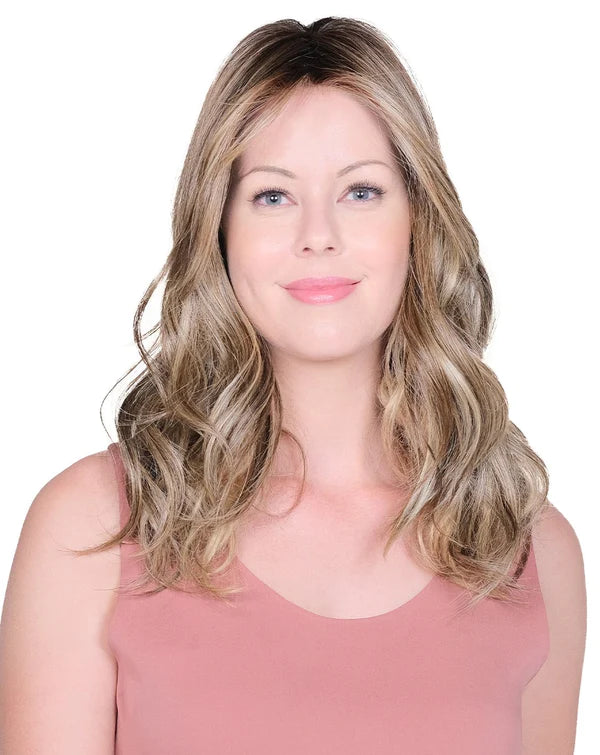 Lace Front Mono Top Peerless 19" Topper | Heat Friendly Synthetic Topper by Belle Tress
