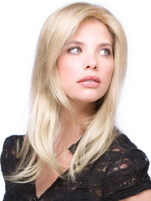 Long Mono Top Piece | Synthetic Hair Topper (Mono Top) by Amore