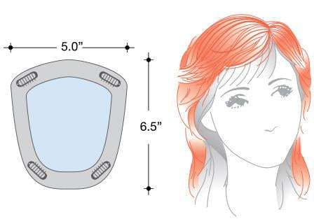 Long Top Piece | Synthetic Hair Topper by René of Paris