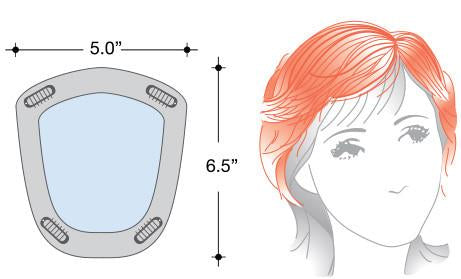 Medium Top Piece | Synthetic Hair Topper by René of Paris