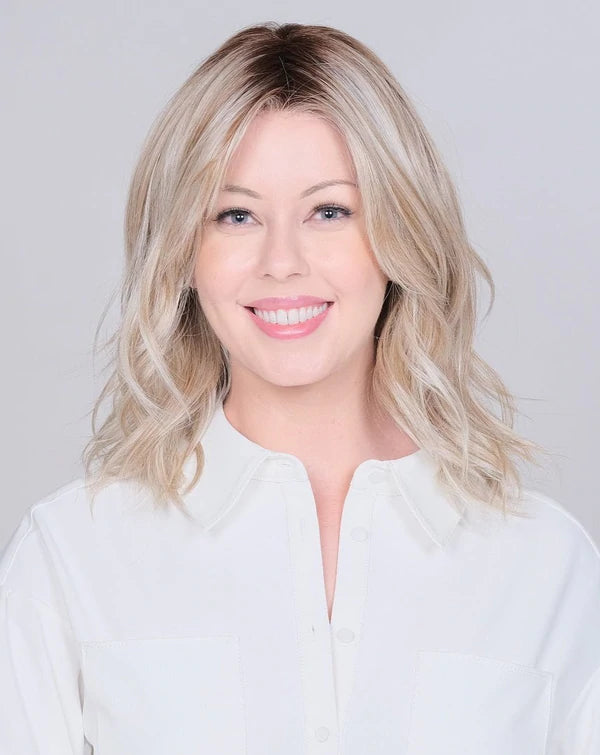 Peerless 14 E | Cafe Collection 2.0 | Heat Friendly Synthetic Lace Front Wig (Centre Mono) by Belle Tress