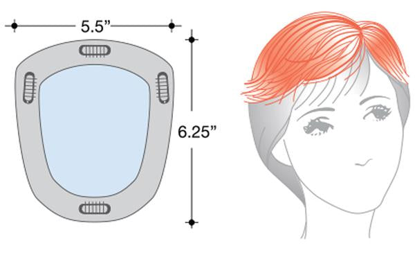 New Addition | Synthetic Hair Topper by René of Paris