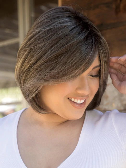 Sybil | Extended Lace Front, Double Mono Top, Hand-Tied Wig by Amore