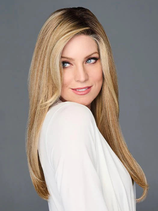 Top Billing 18" | Heat Friendly Synthetic Lace Front (Mono Top) Topper by Raquel Welch