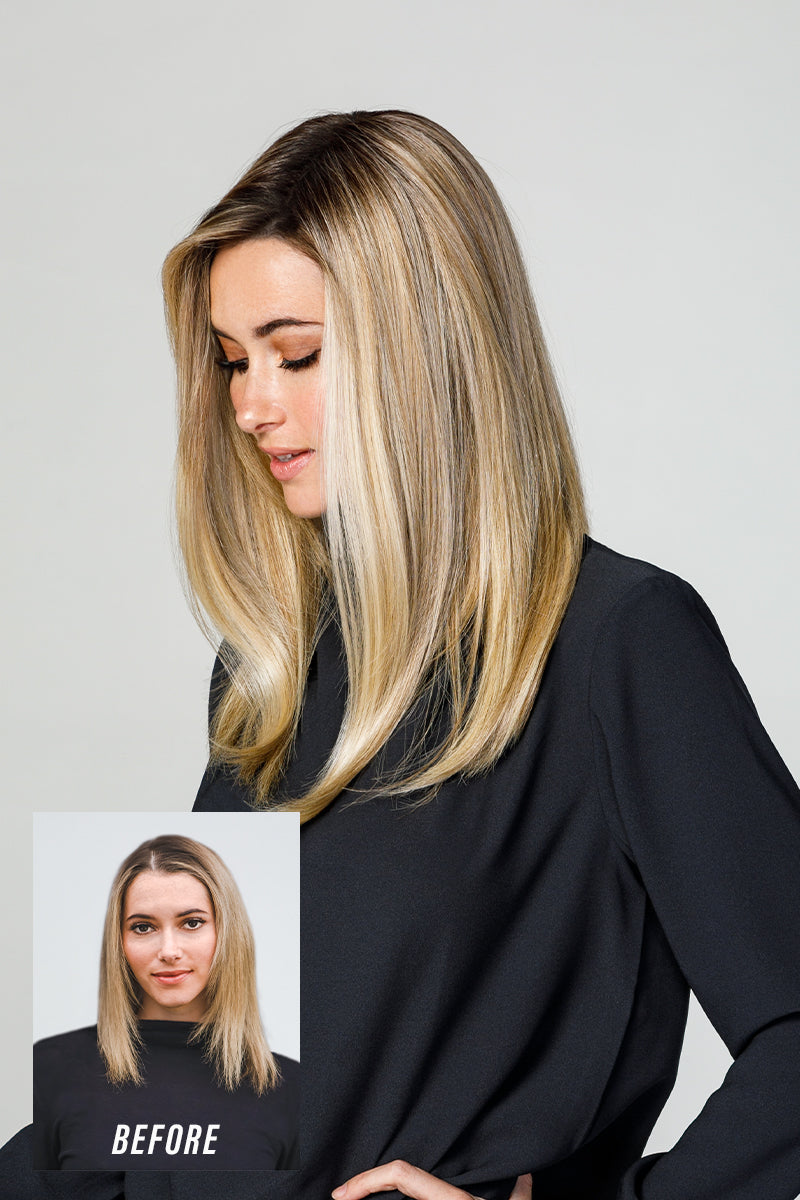 easiPart Medium 18" HD | Heat Friendly Synthetic Topper by Jon Renau