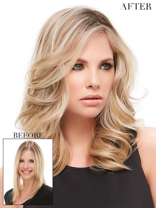 easiPart HD XL 12" | Heat Friendly Synthetic Topper (Hand-Tied) by Jon Renau