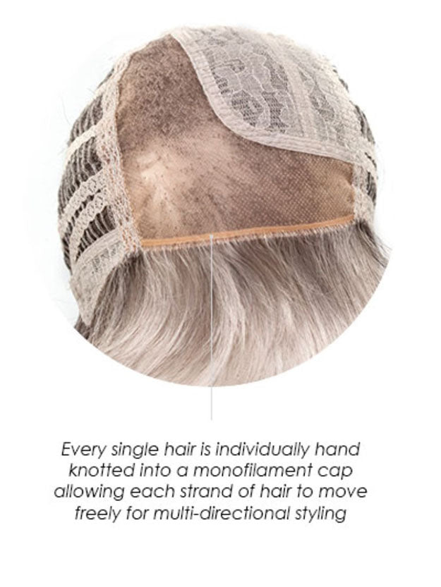 Angelica PM (Partial Mono) |  Synthetic Lace Front (Mono Part) Wig by Noriko