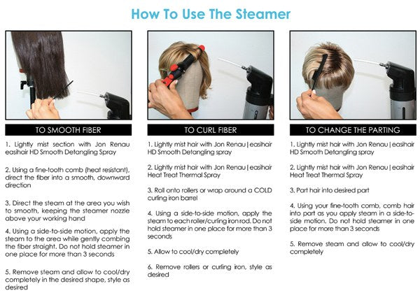 Wig Steamer for Synthetic and Heat Friendly Synthetic Wigs