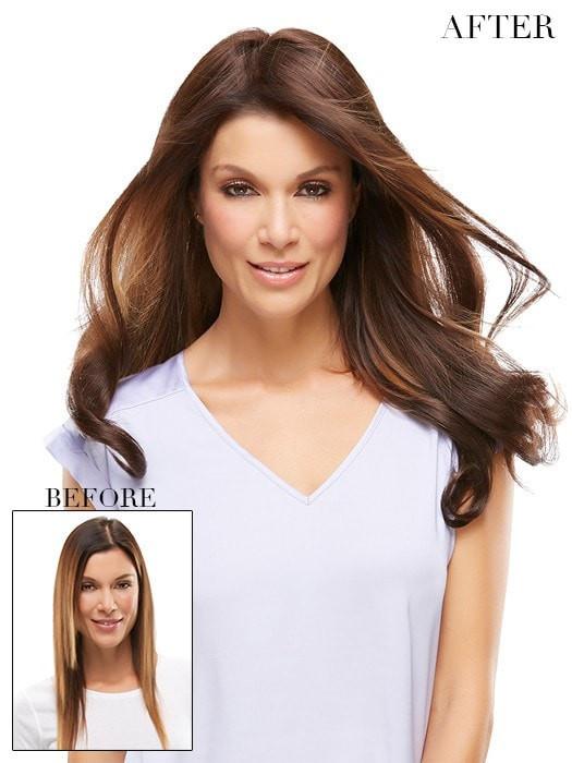 easiPart HH XL 18" | Remy Human Hair Topper by Jon Renau